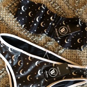Wildfox moon and stars bikini NWT